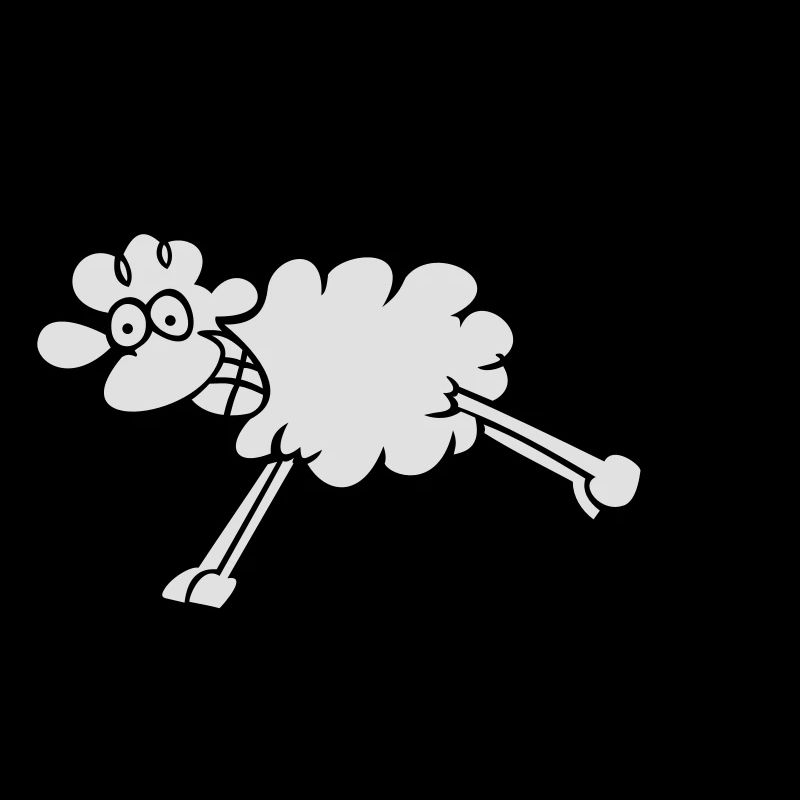 jumping sheep