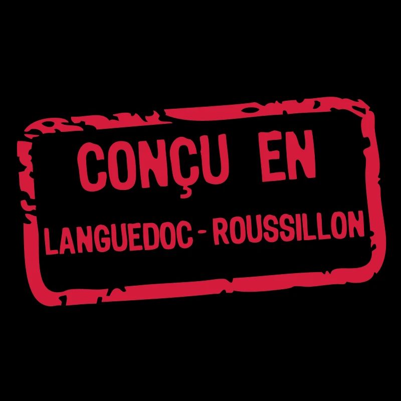 designed label Languedoc Roussillon