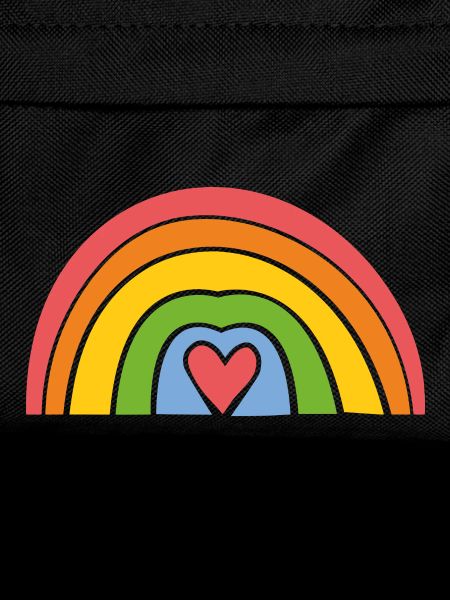 Regenbogen mit Herz