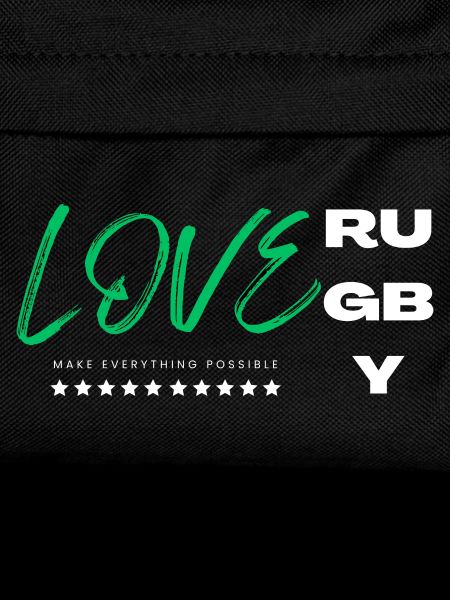 Love rugby green