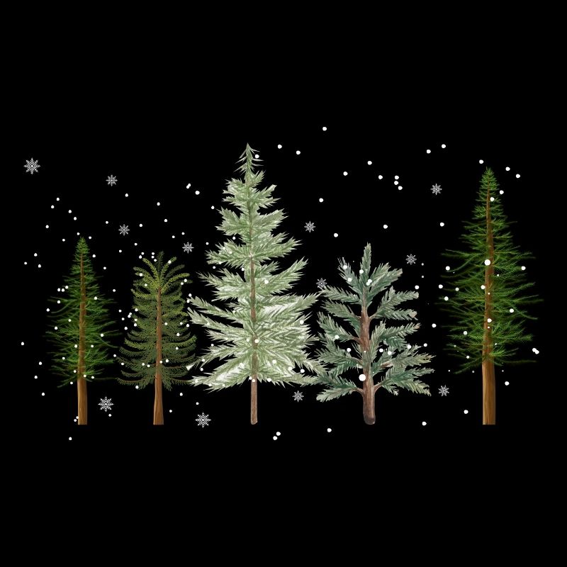 Tree Pine Trees for Winter Lovers - Gift