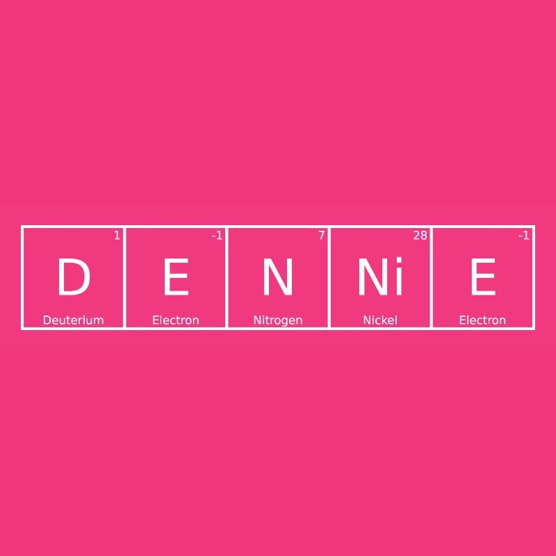 Dennie Name First Name Chemistry Periodic Table Elements