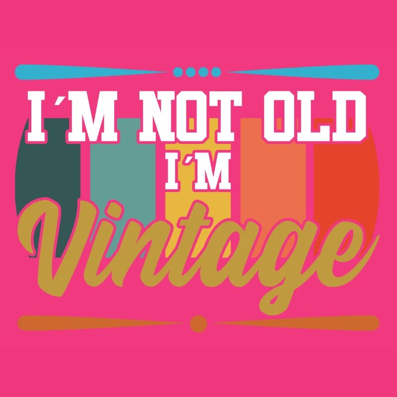 Ich bin nicht alt textile Geschenkidee