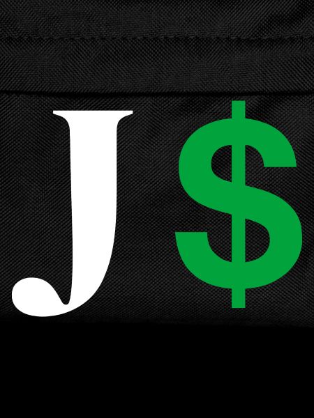 Buchstabe j Dollar