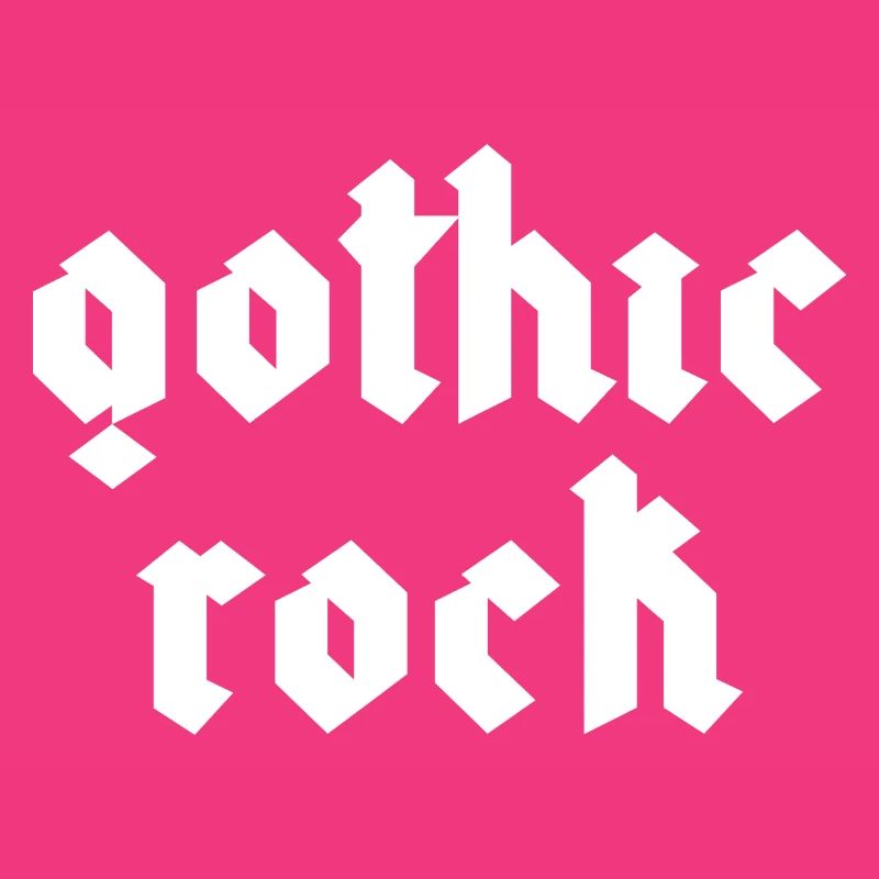 Gothic Rock Font Design