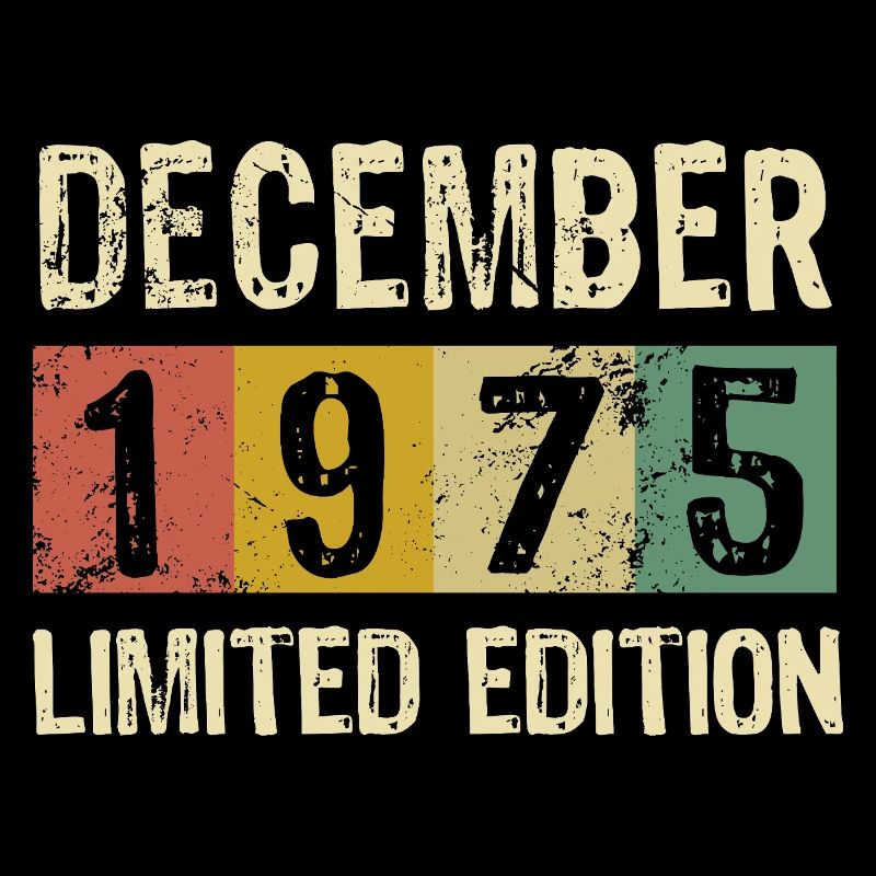 Édition limitée cadeau d’anniversaire de décembre 1975