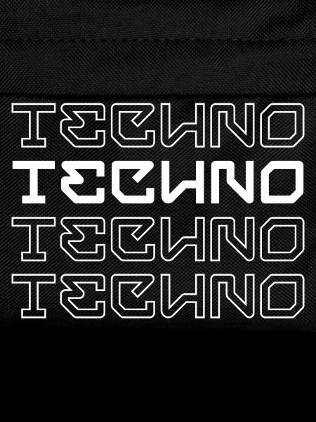 Techno-modernes Typografie-Logodesign