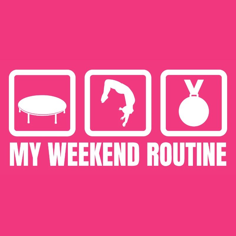 Trampolin Wochenendroutine