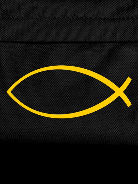 Ichtus fish yellow