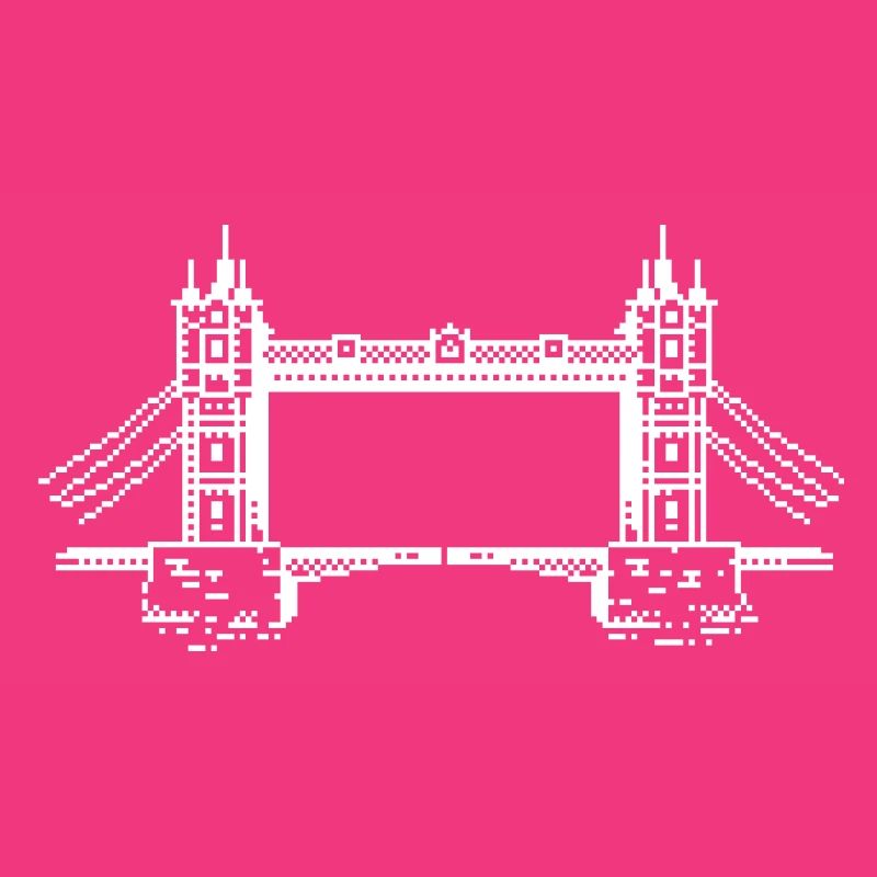 1Bit Pixel Tower Bridge