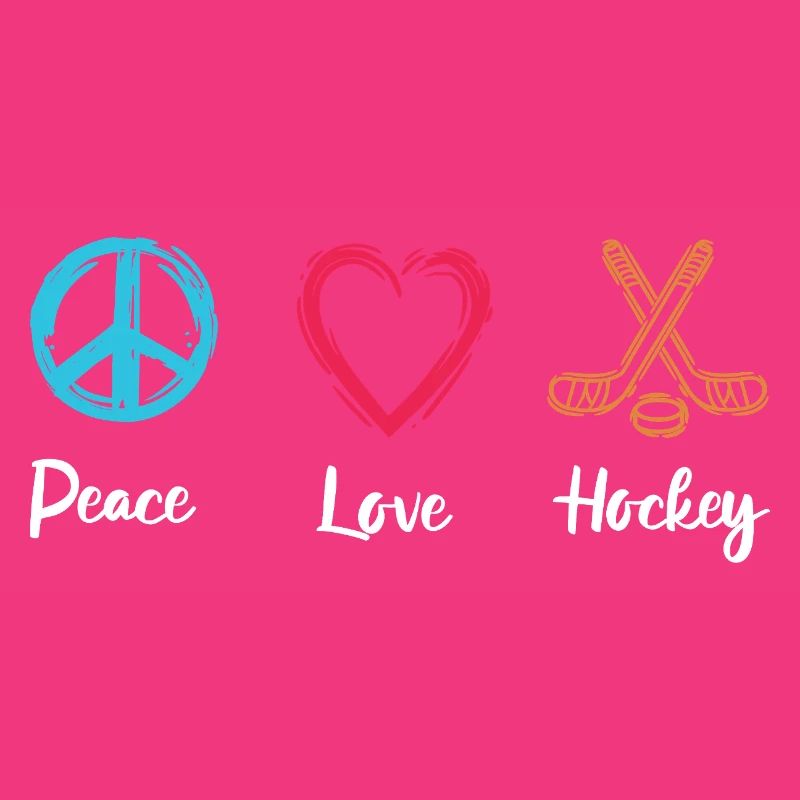 Frieden Liebe Eishockey