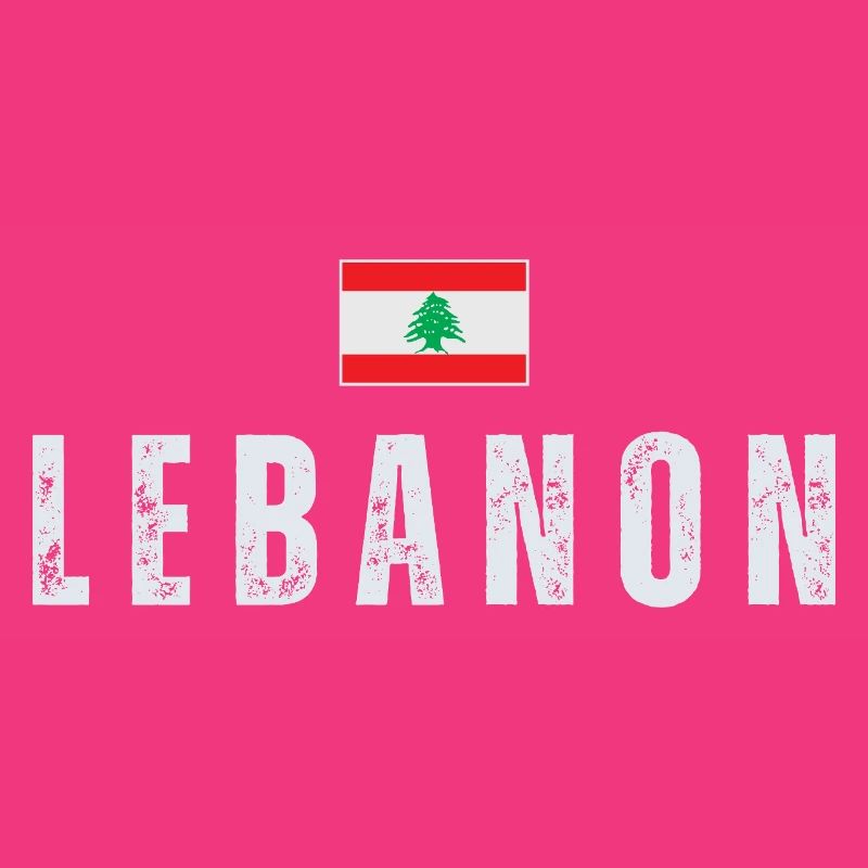 Stolzer Libanese, Flagge des Libanon