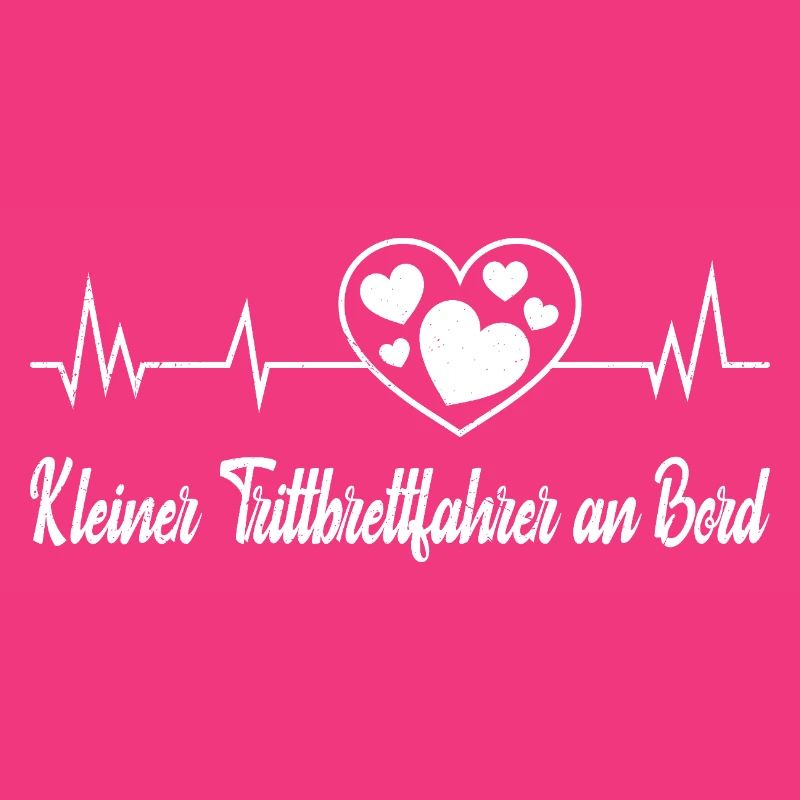 Werdende Mutter KLEINER TRITTBRETTFAHRER AN BORD