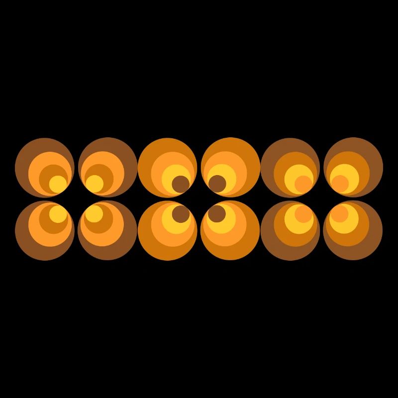 70s Flower Pattern Retro