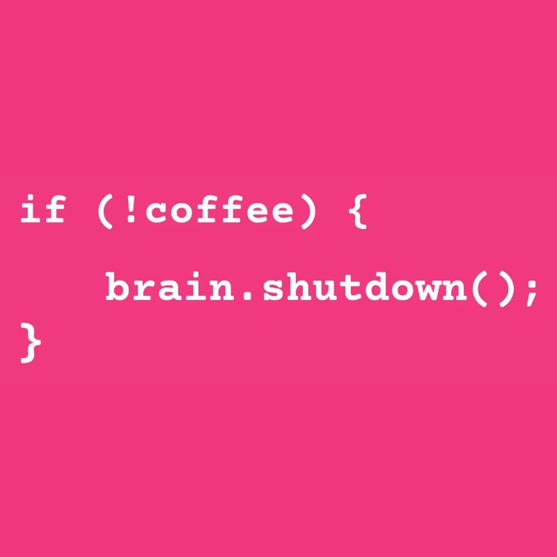 Code Coffee Crisis Funny Programmer Humor Gift