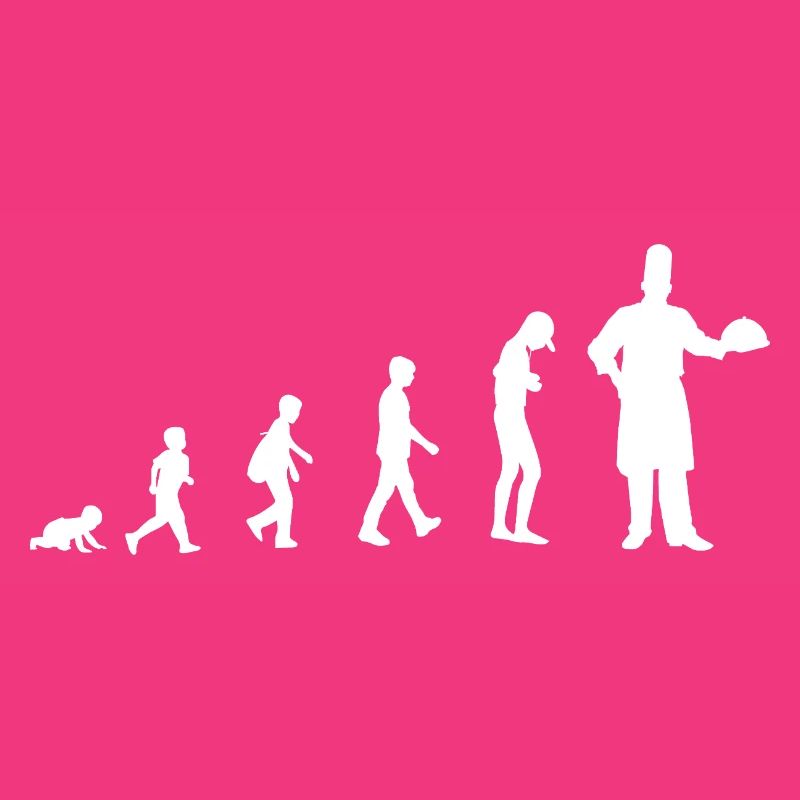 Evolution from baby to chef / restaurant