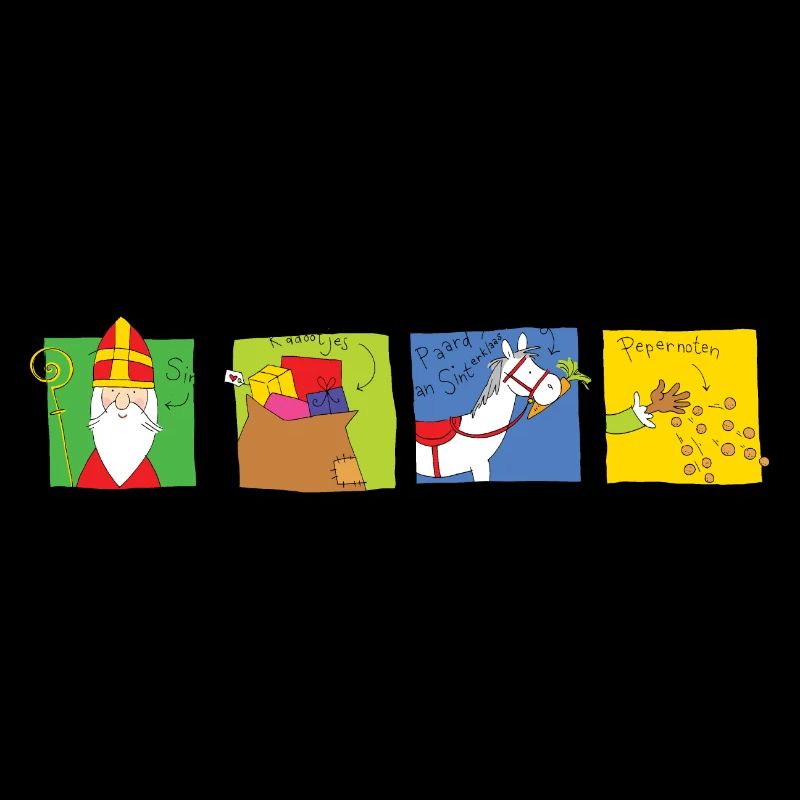 Sinterklaas 4 in einer Reihe