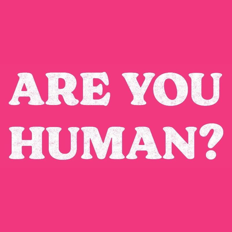 Human existential question bold typography