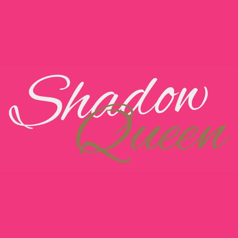 Shadow Queen Écriture cursive dorée
