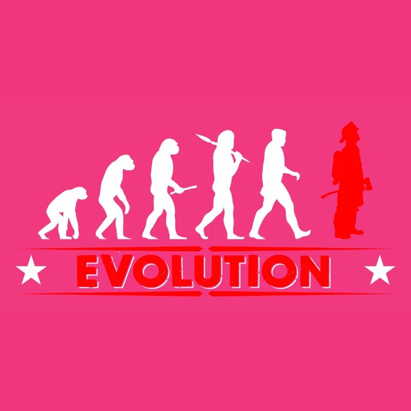 Fire evolution - red/white