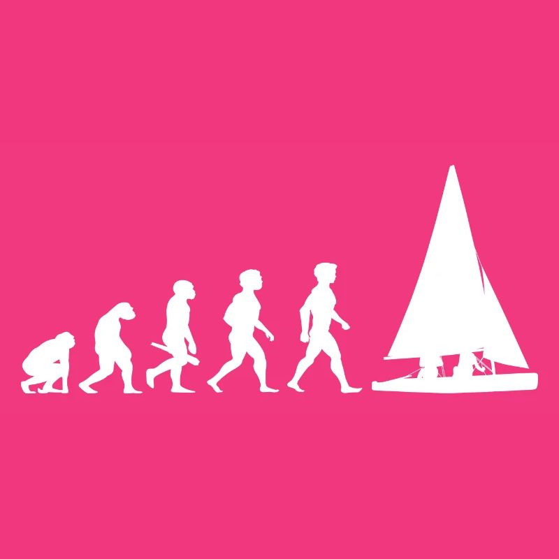 Evolution sailing sailboat sailing ship
