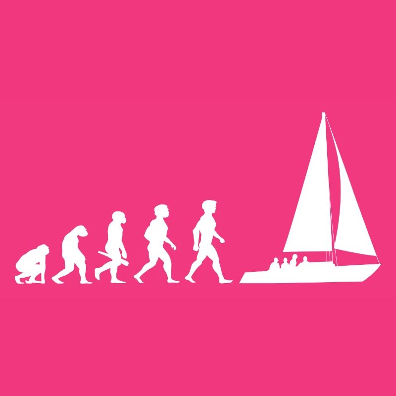 Evolution sailing sailboat sailing ship