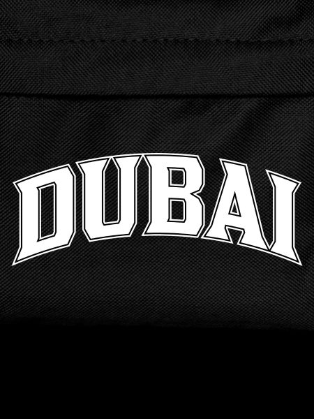 Dubai Schriftzug im Bogen
