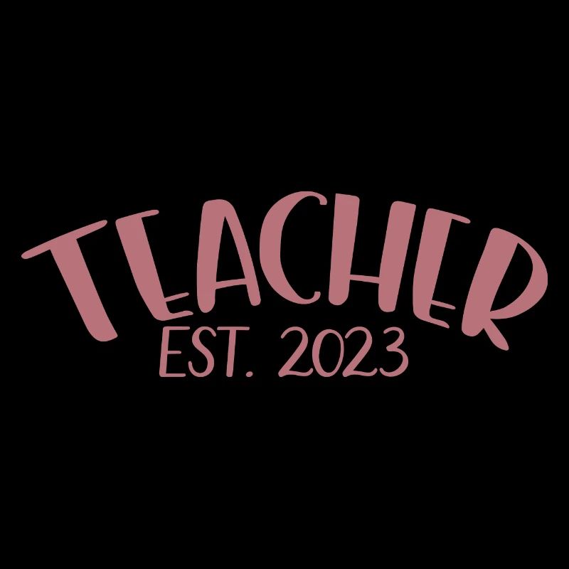 Enseignant Est. 2023 Diplôme d’enseignant Cadeau d’enseignant