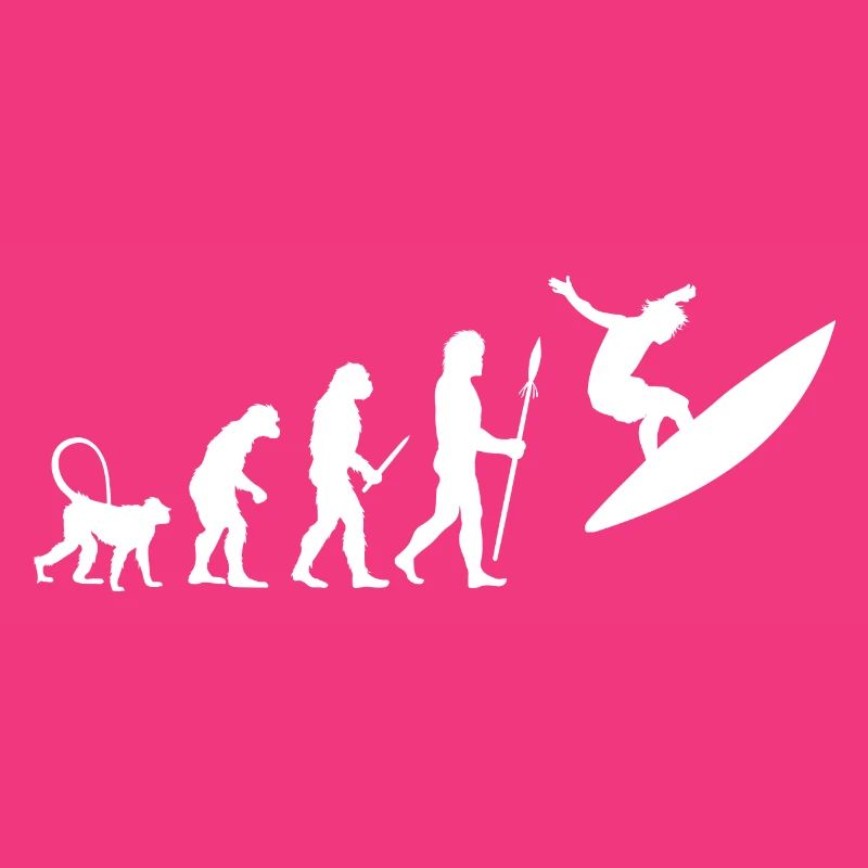 Evolution of surfing