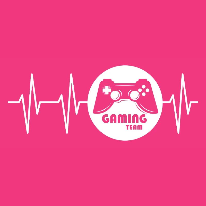 pulse gaming heartbeat controller icon gamer