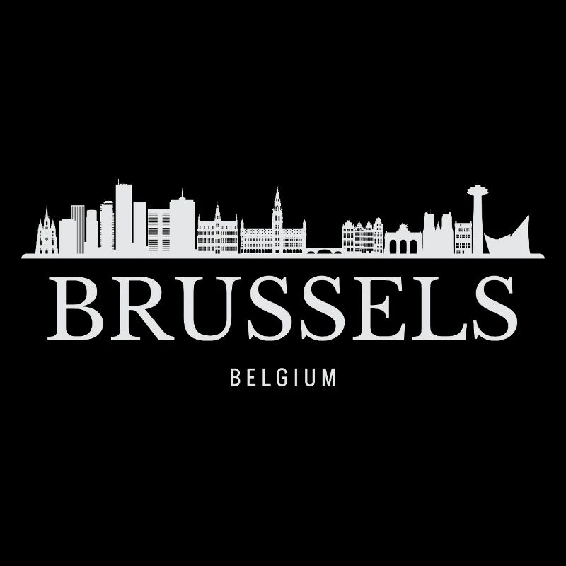 Brussels skyline, Brussels Belgium