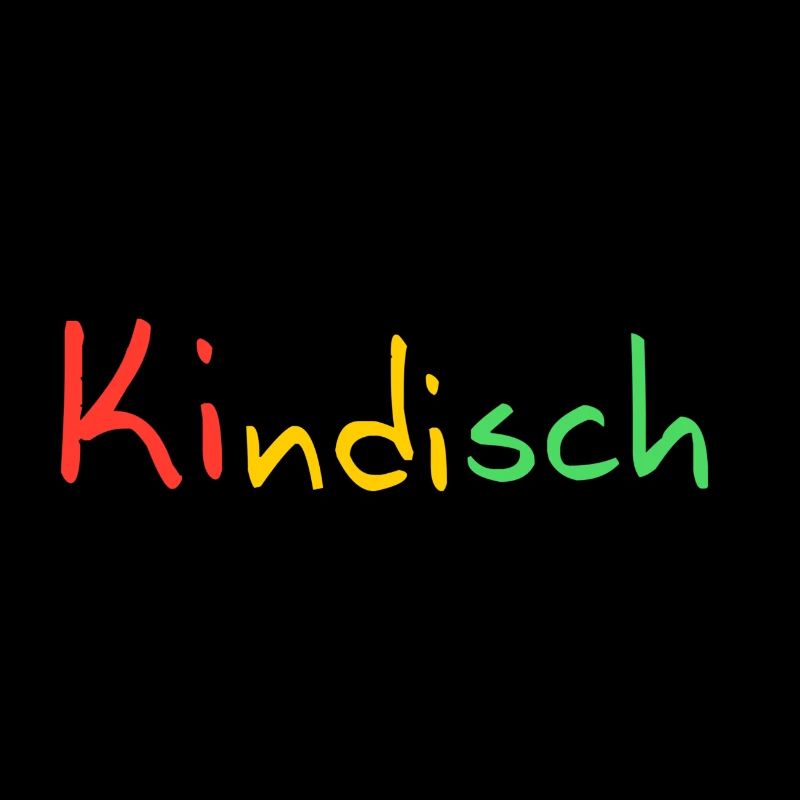 Kindisch, farbenfrohes Design