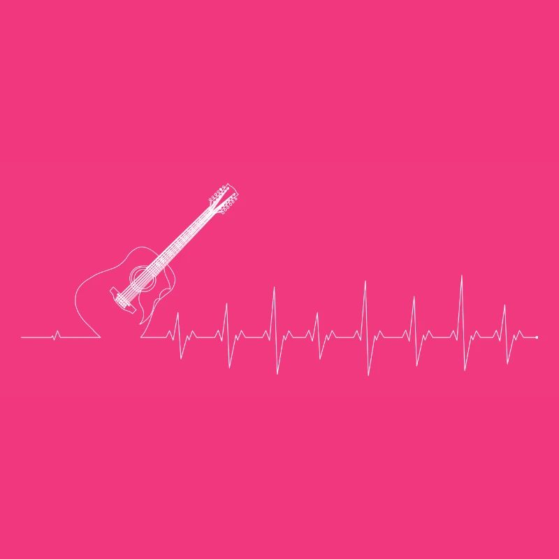 Guitar Pulse Silhouette