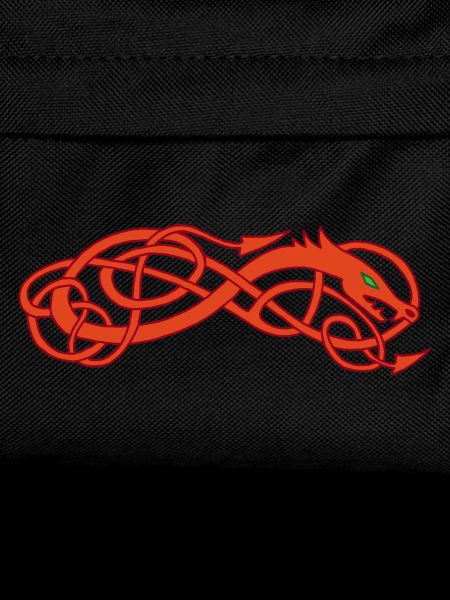 Serpent celte rouge