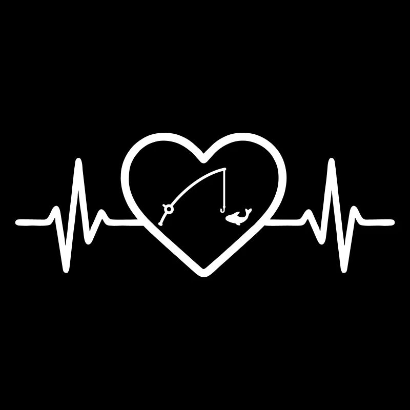 Fishing Fish Rod Heart