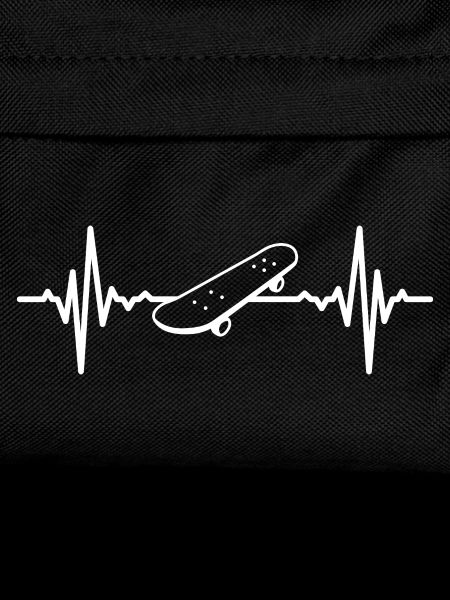 Skateboarder Heart Line