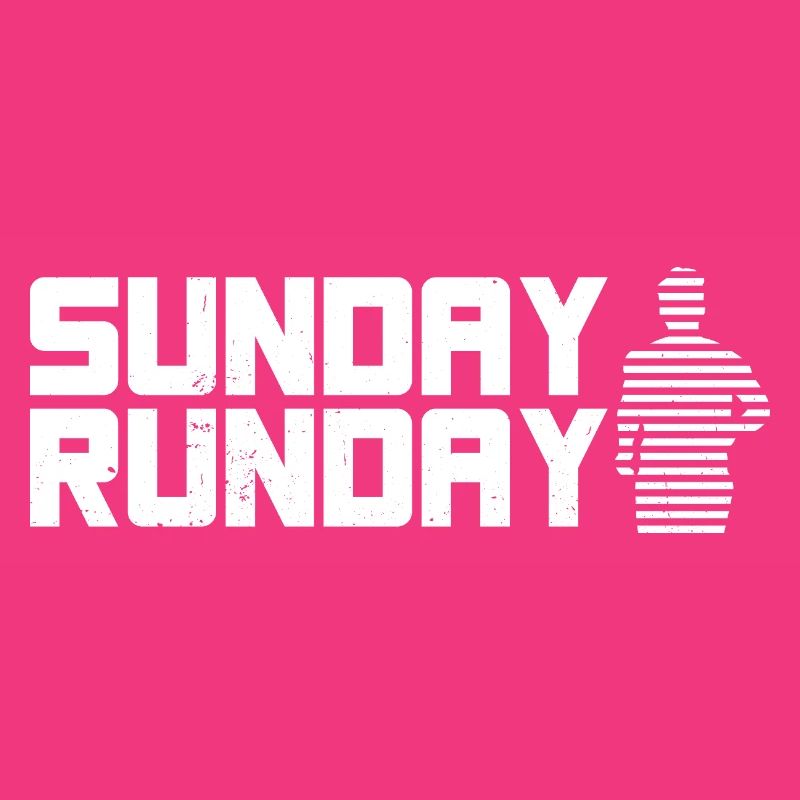 Marathon Runner Sunday Runday Running