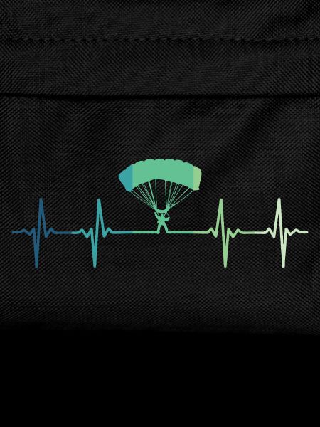 Paragliding heartbeat paraglider