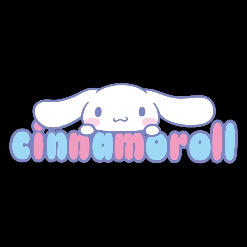 Cinnamoroll Regarde Par-dessus L'inscription