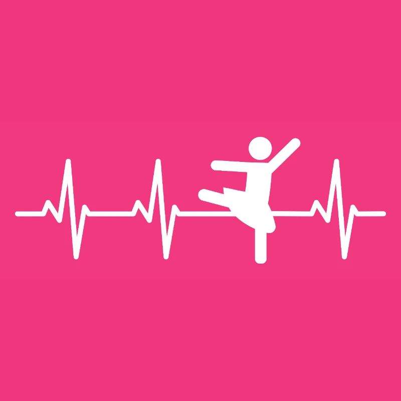 Cardiogramme de danseuse de ballet