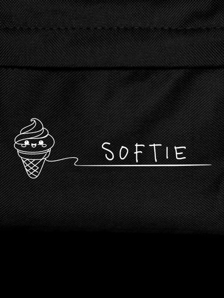 Softie. Softeis Liebe Minimal Oneline