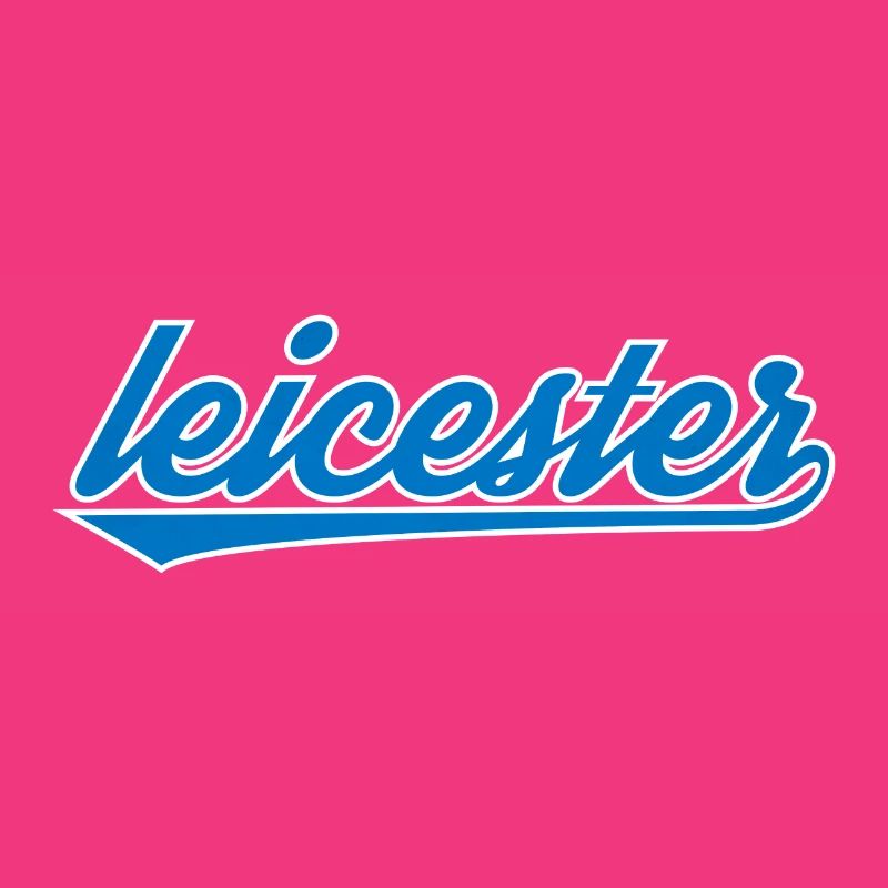 Leicester Blau Script Design