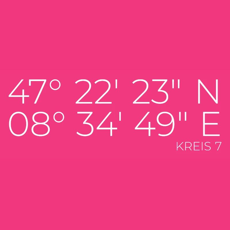 Coordinates District 7 Zurich