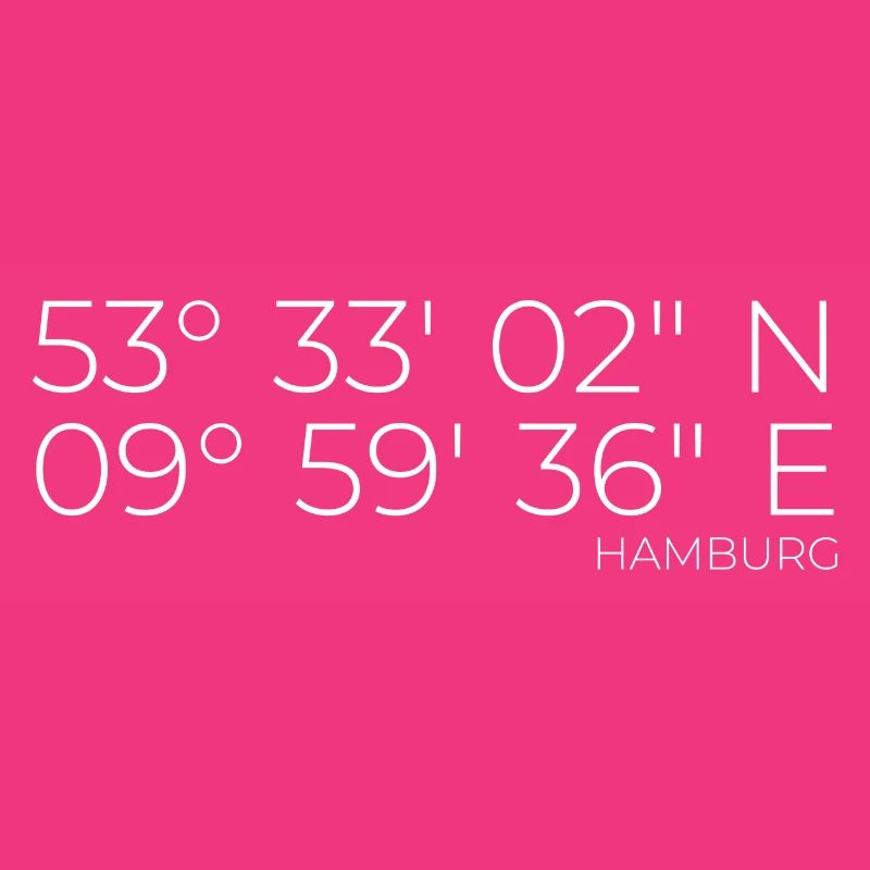 coordinates Hamburg