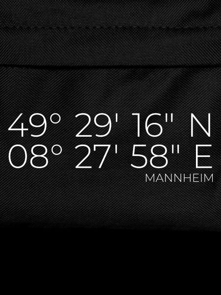 Coordinates Mannheim