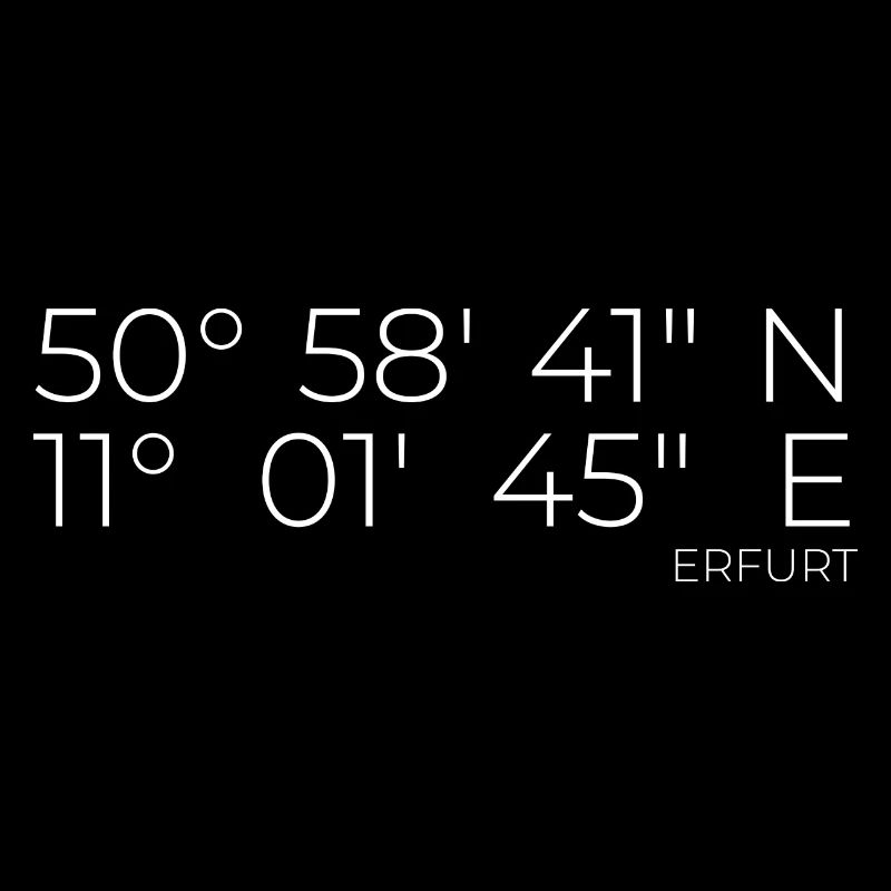 Coordonnées Erfurt