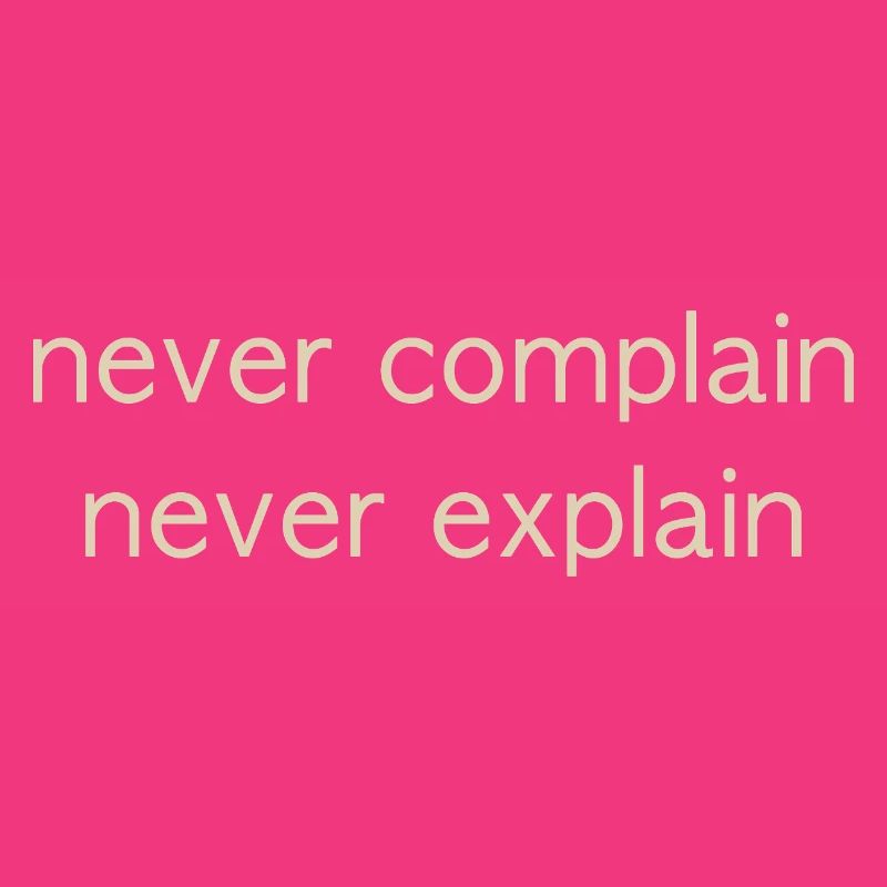 never