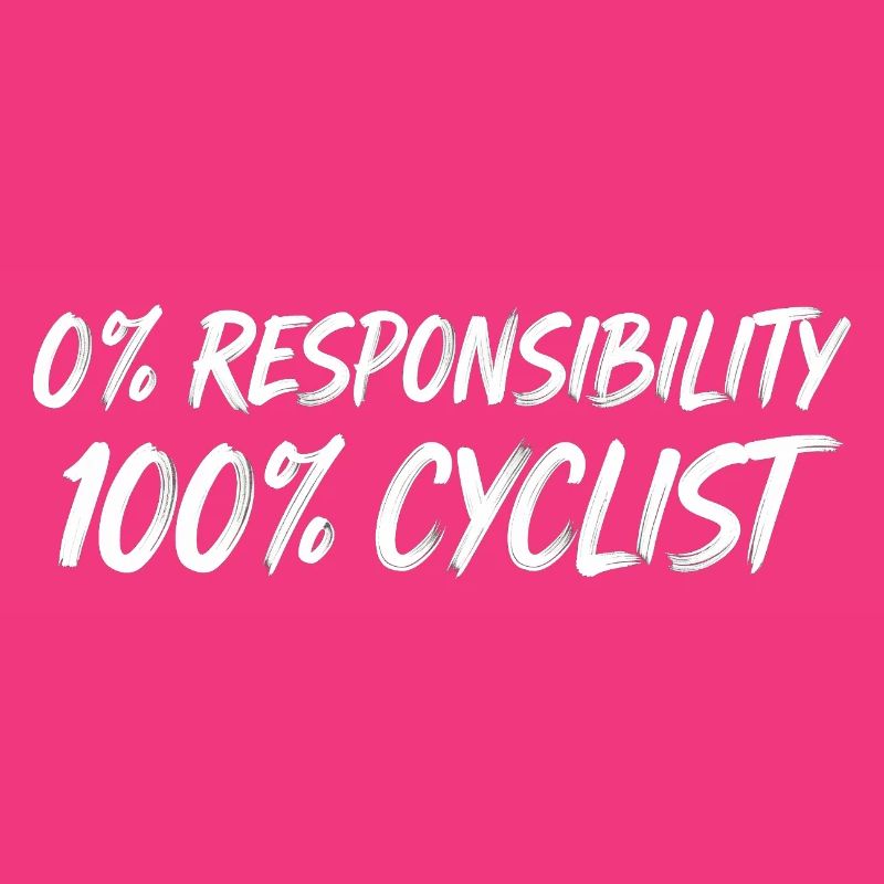 0 % Responsabilité 100 % Cyclistes