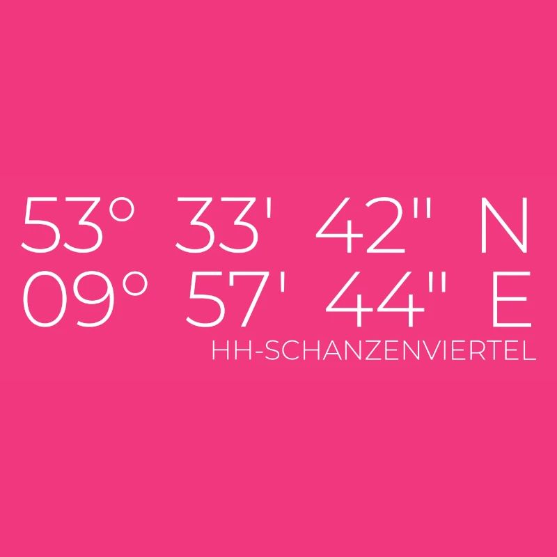 Coordinates Schanzenviertel Hamburg