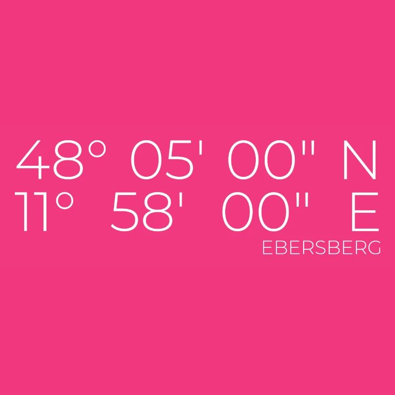 Coordinates Ebersberg, Bavaria